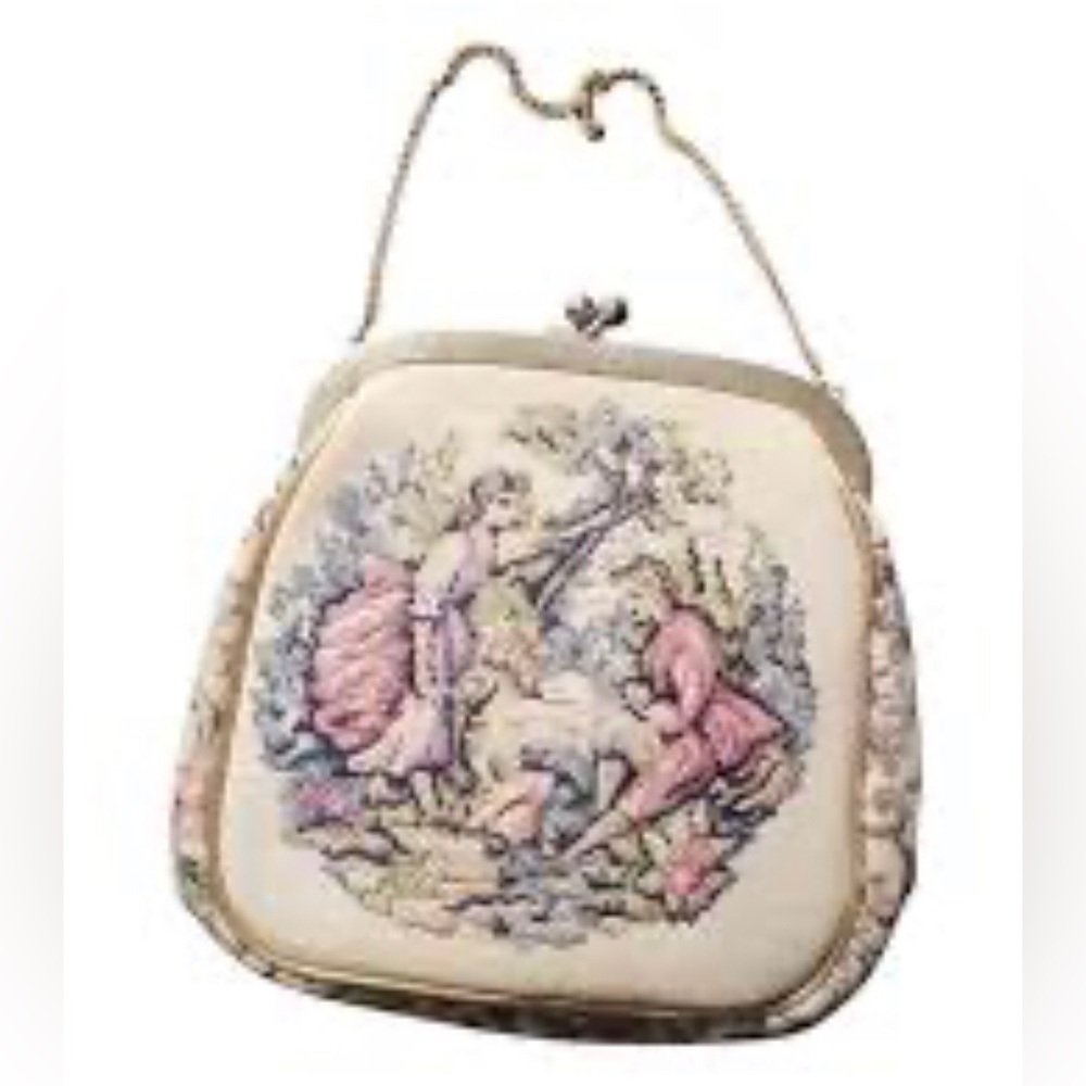 Vintage Julius Resnick 1950’s Tapestry Handbag
